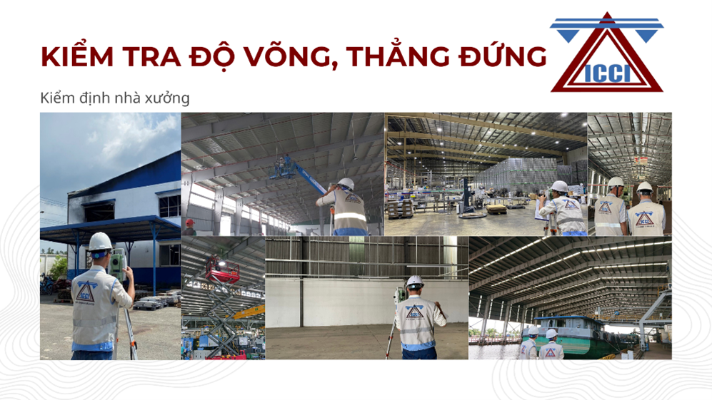 Kiểm tra độ võng, thẳng đứng Kiểm tra độ võng, thẳng đứng